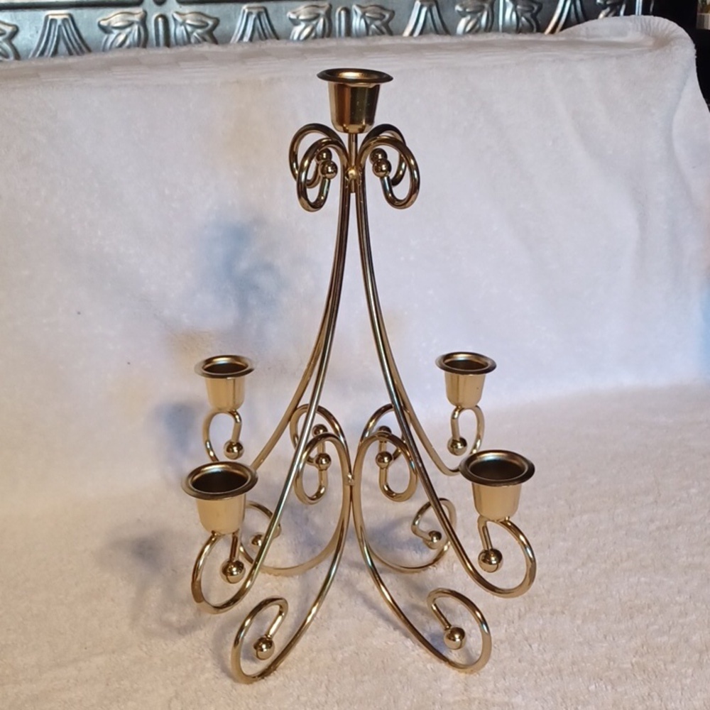 Candle holder home Interior 5 candle holder center peice